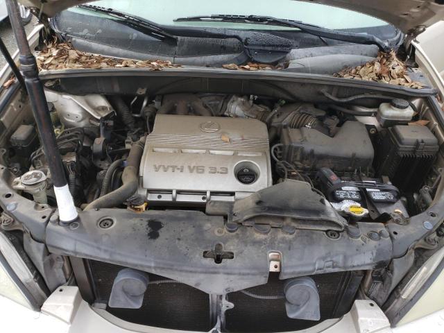 JTJHA31UX40033626 - 2004 LEXUS RX 330 TAN photo 11