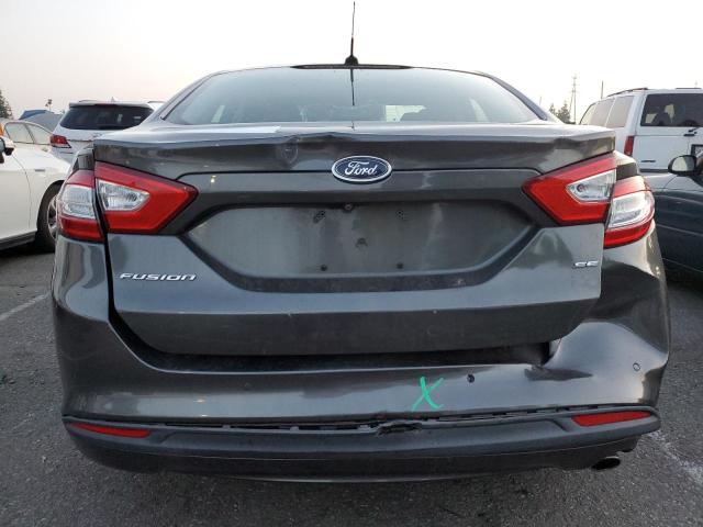 3FA6P0H71GR396625 - 2016 FORD FUSION SE GRAY photo 6