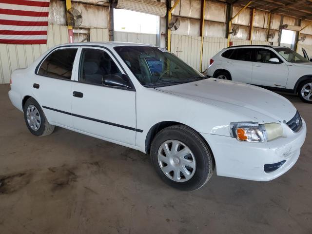 1NXBR12E71Z525818 - 2001 TOYOTA COROLLA CE WHITE photo 4