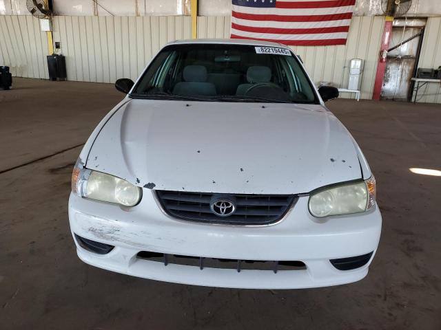 1NXBR12E71Z525818 - 2001 TOYOTA COROLLA CE WHITE photo 5