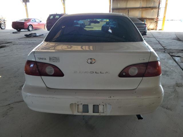 1NXBR12E71Z525818 - 2001 TOYOTA COROLLA CE WHITE photo 6