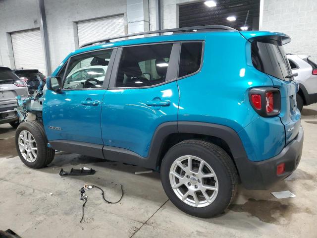 ZACNJDBB1MPM71306 - 2021 JEEP RENEGADE LATITUDE TEAL photo 2