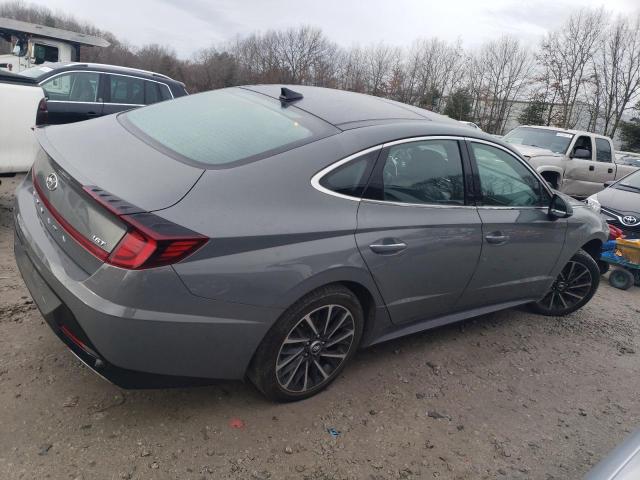 5NPEJ4J23LH021894 - 2020 HYUNDAI SONATA SEL PLUS GRAY photo 3