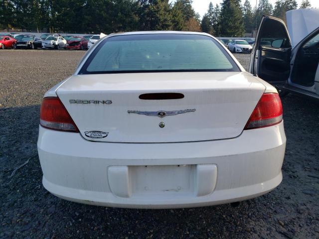 1C3EL46X55N560006 - 2005 CHRYSLER SEBRING WHITE photo 6