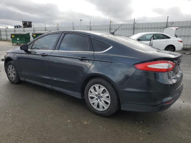 3FA6P0G71ER270182 - 2014 FORD FUSION S BLUE photo 2