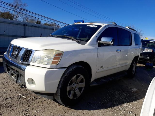 5N1AA08B35N720437 - 2005 NISSAN ARMADA SE WHITE photo 1