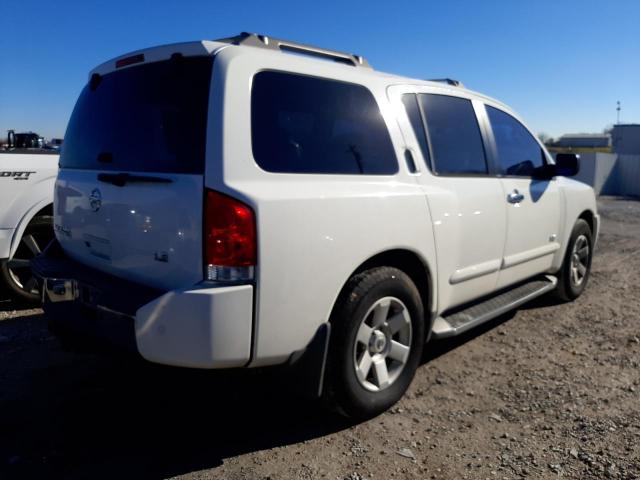 5N1AA08B35N720437 - 2005 NISSAN ARMADA SE WHITE photo 3