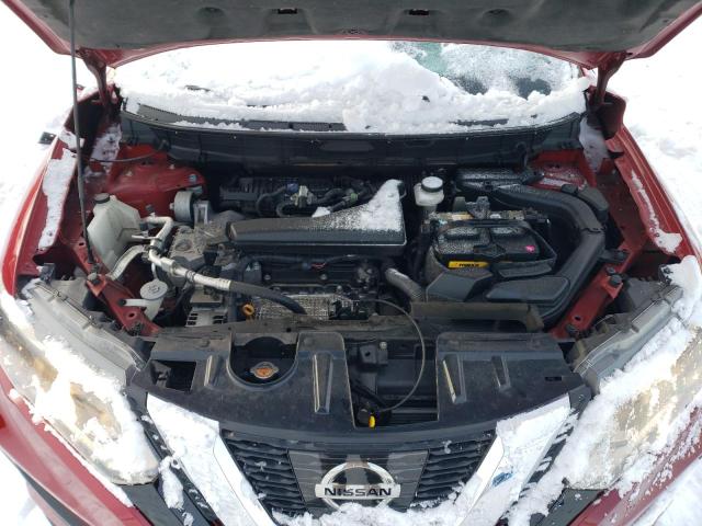 5N1AT2MT8HC875179 - 2017 NISSAN ROGUE S RED photo 11