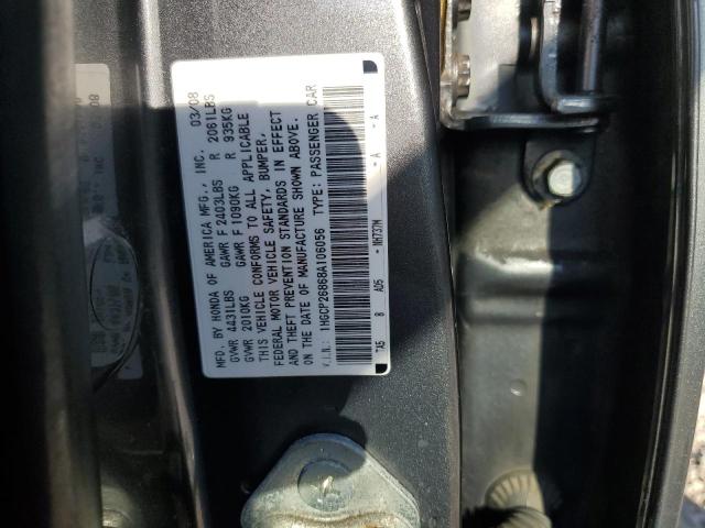 1HGCP26868A106056 - 2008 HONDA ACCORD EXL GRAY photo 12