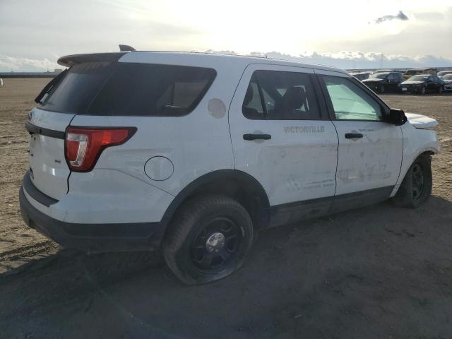 1FM5K8AR9KGA62580 - 2019 FORD EXPLORER POLICE INTERCEPTOR 白色 照片 3