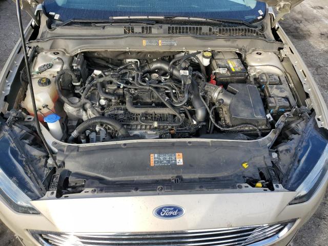 3FA6P0HD5KR160462 - 2019 FORD FUSION SE GOLD photo 11