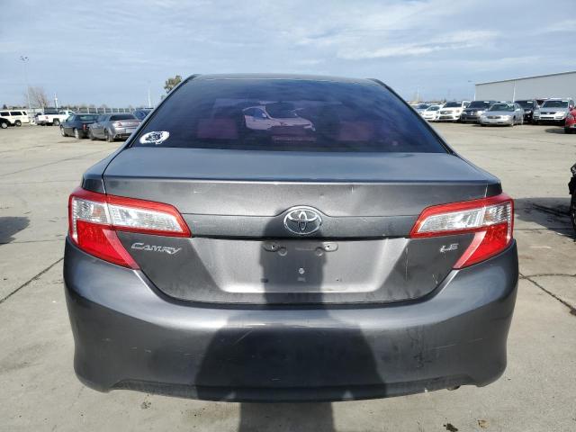 4T4BF1FK4CR233576 - 2012 TOYOTA CAMRY BASE CHARCOAL photo 6