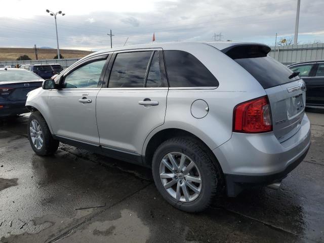 2FMDK4KC6DBC26375 - 2013 FORD EDGE LIMITED SILVER photo 2