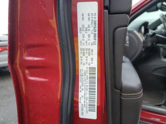 1C4RJFJG1EC219431 - 2014 JEEP GRAND CHER SUMMIT წითელი ფოტო 13