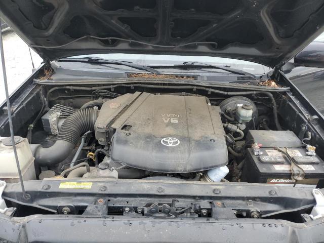 5TFLU4EN5BX004763 - 2011 TOYOTA TACOMA DOUBLE CAB შავი ფოტო 11