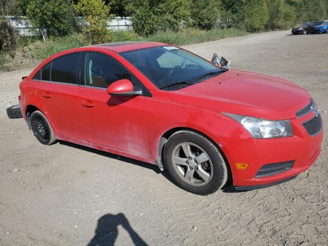 1G1PC5SB1E7129258 - 2014 CHEVROLET CRUZE LT RED photo 4