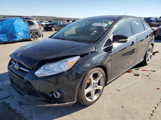 1FAHP3J23CL382288 - 2012 FORD FOCUS TITANIUM BLACK photo 1