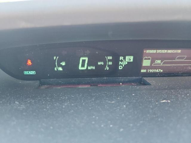 JTDKN3DU6A0192258 - 2010 TOYOTA PRIUS SILVER photo 9