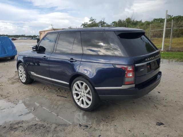 SALGS2WF2EA176249 - 2014 LAND ROVER RANGE ROVE HSE BLUE photo 2