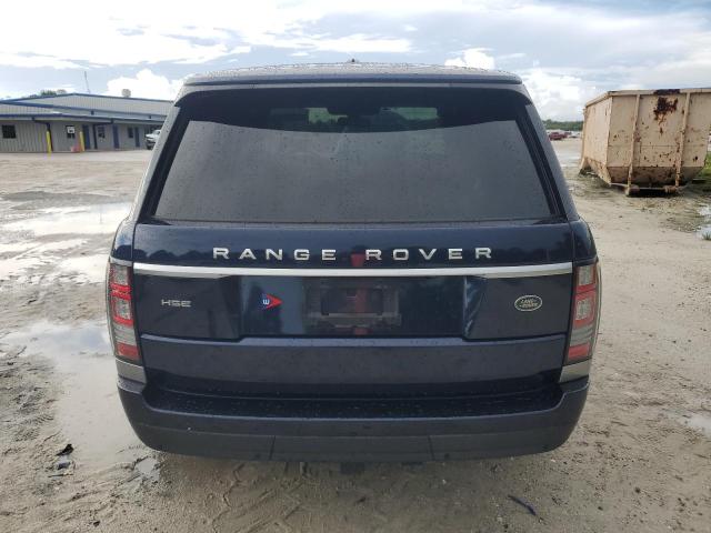 SALGS2WF2EA176249 - 2014 LAND ROVER RANGE ROVE HSE BLUE photo 6