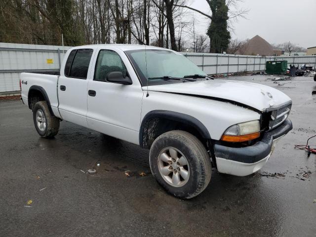 1D7HG38KX4S743044 - 2004 DODGE DAKOTA QUAD SPORT WHITE photo 4