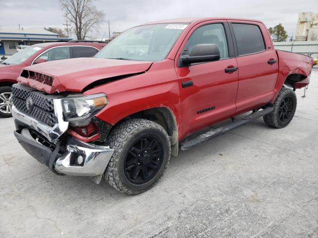 5TFEY5F17MX286941 - 2021 TOYOTA TUNDRA CREWMAX SR5 RED photo 1