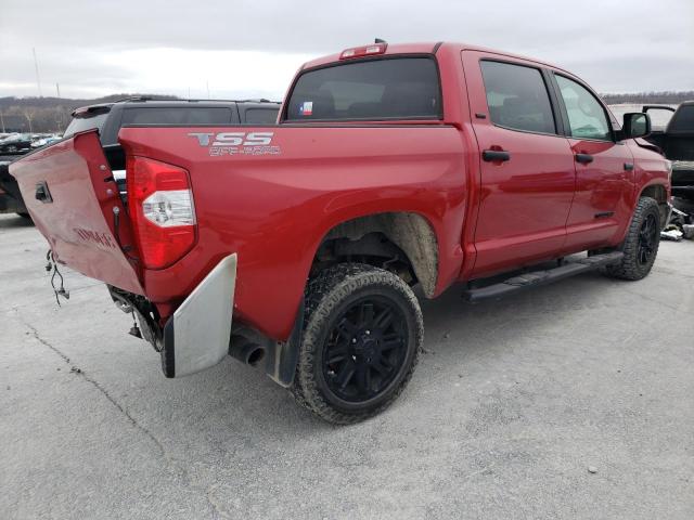 5TFEY5F17MX286941 - 2021 TOYOTA TUNDRA CREWMAX SR5 RED photo 3