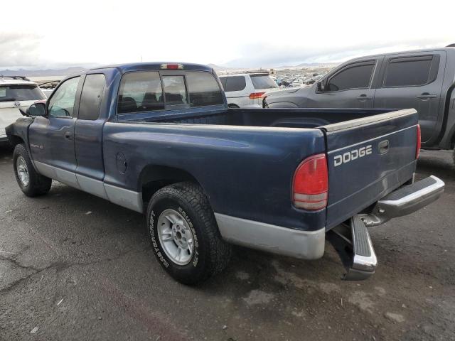 1B7GL22X6YS700763 - 2000 DODGE DAKOTA BLUE photo 2