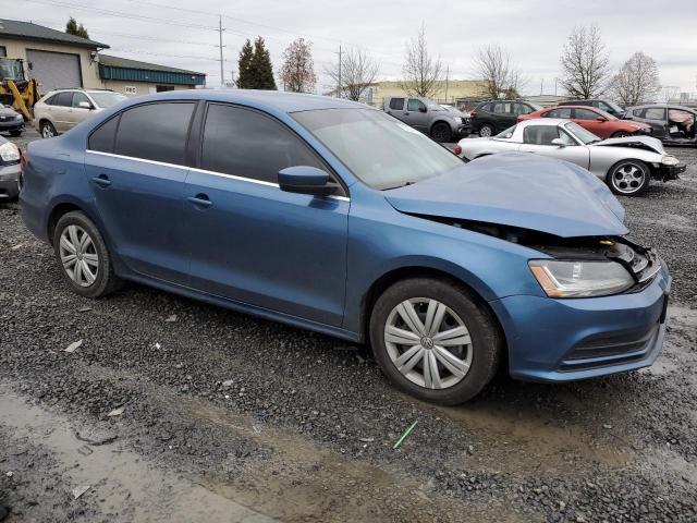 3VW2B7AJ4HM293832 - 2017 VOLKSWAGEN JETTA S BLUE photo 4