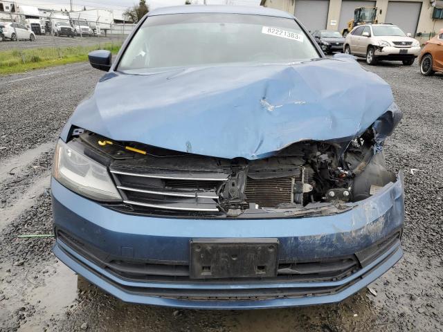 3VW2B7AJ4HM293832 - 2017 VOLKSWAGEN JETTA S BLUE photo 5