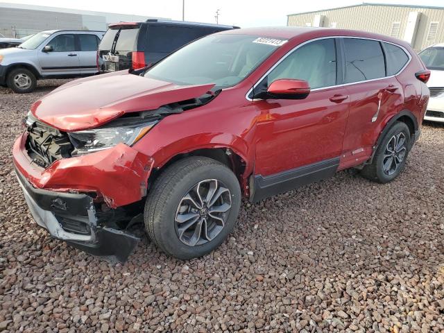 2HKRW2H57MH655301 - 2021 HONDA CR-V EX MAROON photo 1