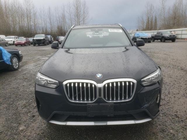 5UX53DP05N9M87210 - 2022 BMW X3 XDRIVE30I BLACK photo 5