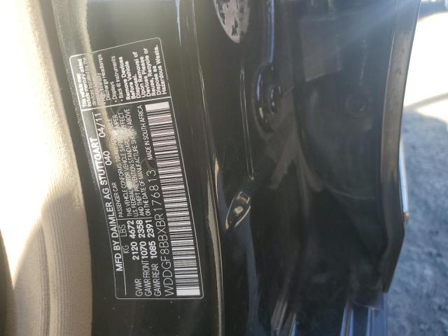 WDDGF8BBXBR176813 - 2011 MERCEDES-BENZ C 300 4MATIC BLACK photo 13