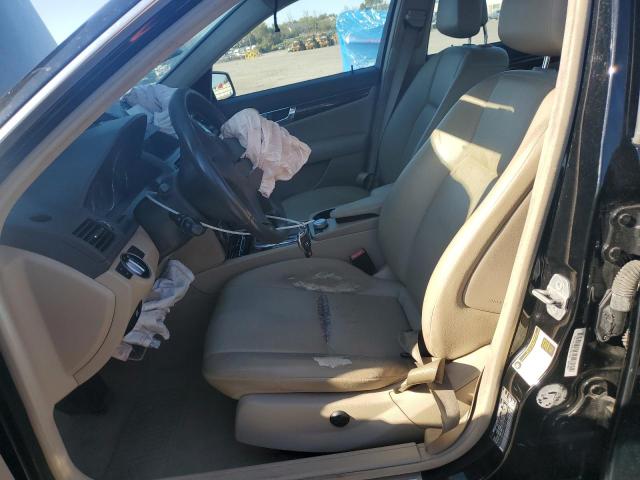 WDDGF8BBXBR176813 - 2011 MERCEDES-BENZ C 300 4MATIC BLACK photo 7