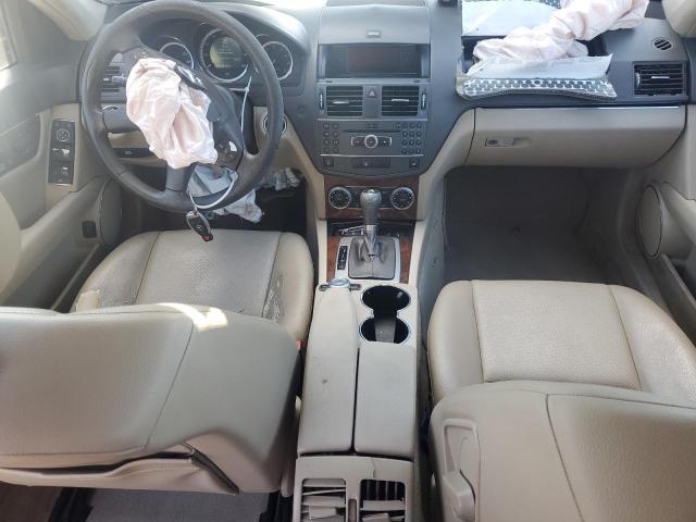 WDDGF8BBXBR176813 - 2011 MERCEDES-BENZ C 300 4MATIC BLACK photo 8