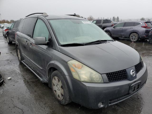 5N1BV28U25N108199 - 2005 NISSAN QUEST S GRAY photo 4