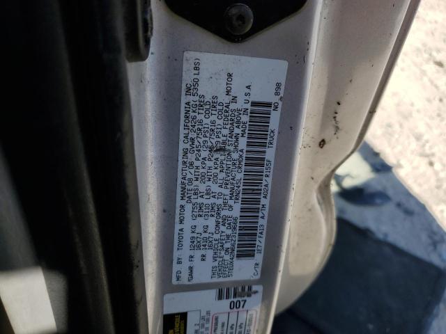 5TEUX42N66Z319666 - 2006 TOYOTA TACOMA ACCESS CAB Արծաթագույն լուսանկար 12