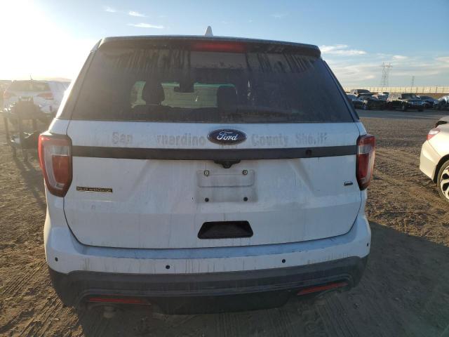 1FM5K8AR8GGB65240 - 2016 FORD EXPLORER POLICE INTERCEPTOR თეთრი ფოტო 6