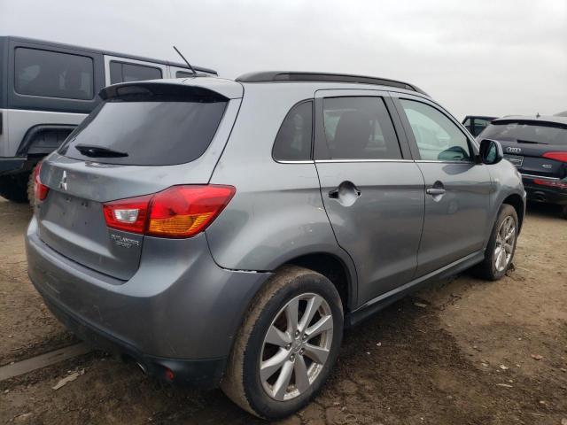 4A4AP4AU3EE027186 - 2014 MITSUBISHI OUTLANDER SE GRAY photo 3