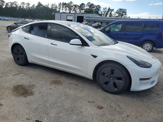 5YJ3E1EA8PF562813 - 2023 TESLA MODEL 3 WHITE photo 4