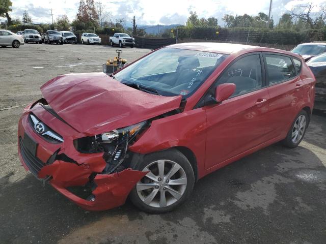 KMHCU5AE8CU054115 - 2012 HYUNDAI ACCENT GLS RED photo 1