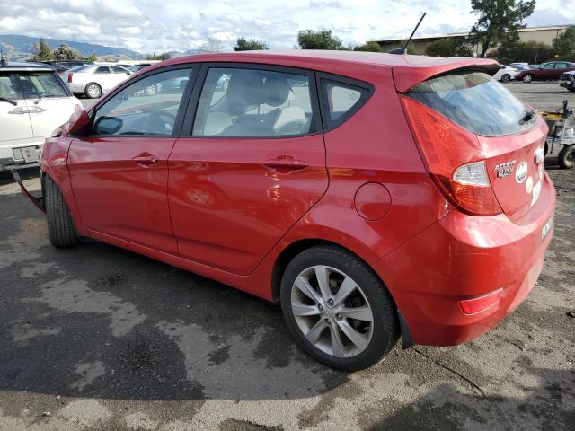 KMHCU5AE8CU054115 - 2012 HYUNDAI ACCENT GLS RED photo 2