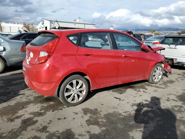 KMHCU5AE8CU054115 - 2012 HYUNDAI ACCENT GLS RED photo 3