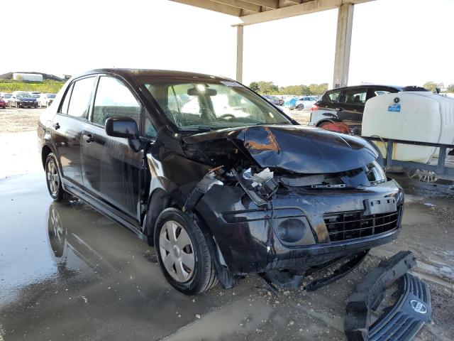 3N1CC11EX9L446695 - 2009 NISSAN VERSA S BLACK photo 4