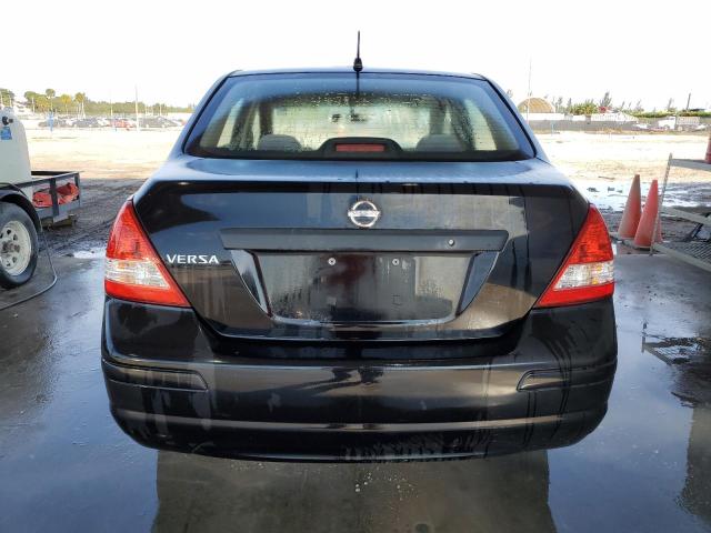 3N1CC11EX9L446695 - 2009 NISSAN VERSA S BLACK photo 6