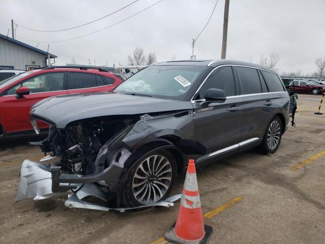 5LM5J7WC0MGL18395 - 2021 LINCOLN AVIATOR RESERVE GRAY photo 1