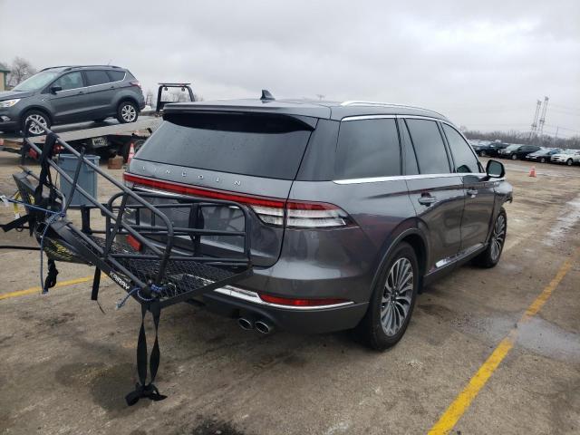 5LM5J7WC0MGL18395 - 2021 LINCOLN AVIATOR RESERVE GRAY photo 3