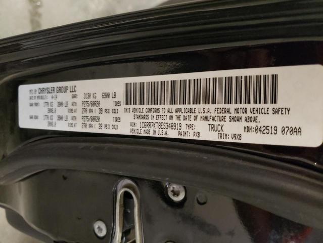 1C6RR7KT8ES348919 - 2014 RAM 1500 ST BLACK photo 12