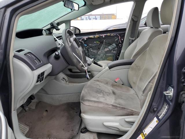 JTDKN3DU7A0098910 - 2010 TOYOTA PRIUS CHARCOAL photo 7