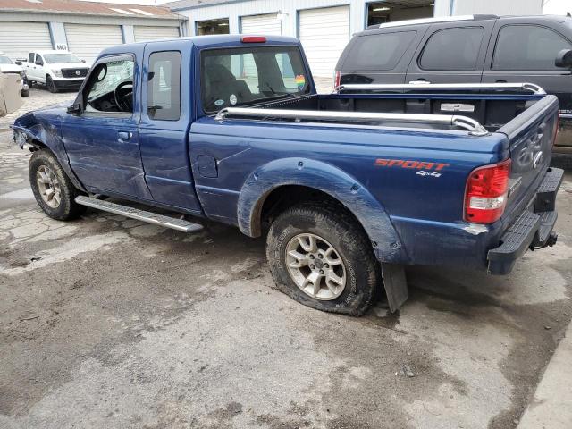 1FTLR4FE2APA73408 - 2010 FORD RANGER SUPER CAB BLUE photo 2